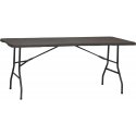 Saska Garden table CATERINGOWY folding W WALIZKĘ 180x74CM MAX.100KG WOODLAND DESKA CIEMNY GRAY Saska Garden table CATERINGOWY folding W WALIZKĘ 180x74CM MAX.100KG WOODLAND DESKA CIEMNY GRAY