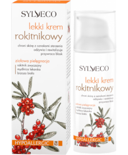Sylveco Light ROKITNIKOWY cream with 50 ml dispenser