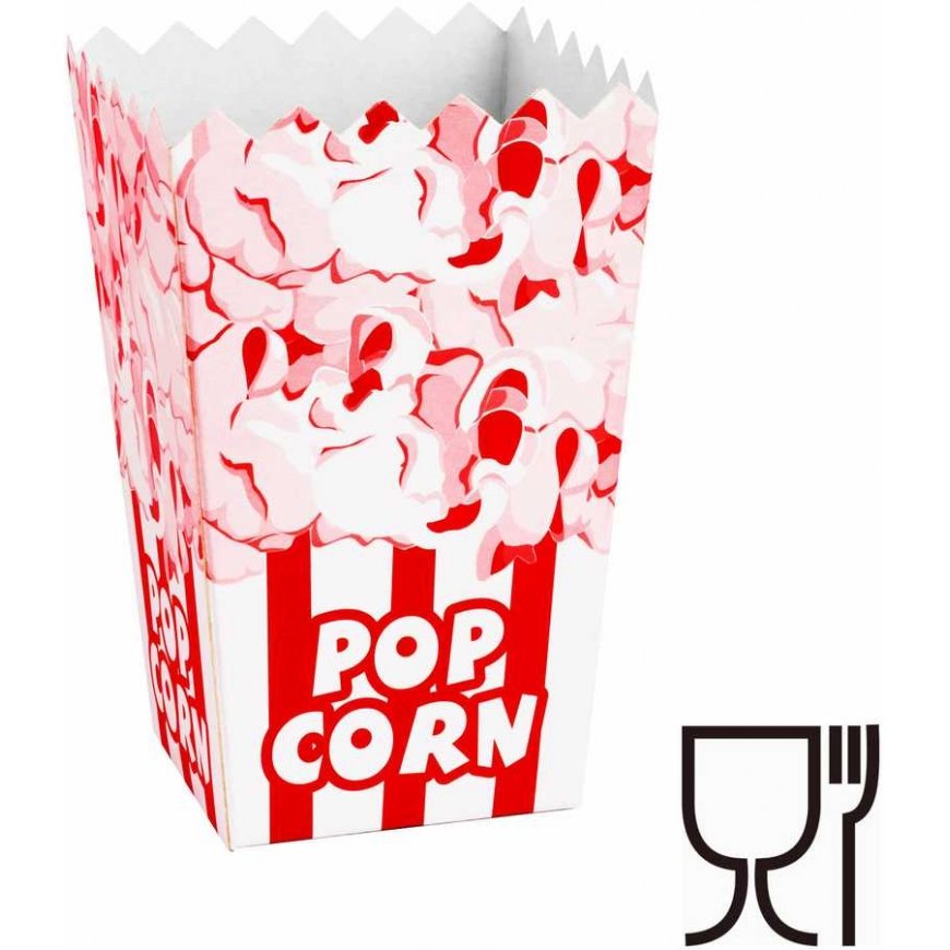 Gsg24 Cardboard box PopCorn 7x14,5x9cm MEDIUM 0,75L 100 pcs. – 2