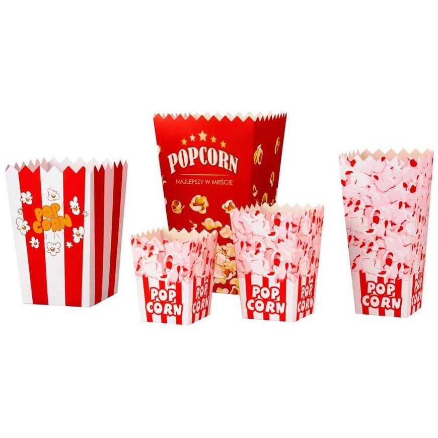 Gsg24 Kartoninė dėžutė PopCorn 7x14,5x9cm MEDIUM 0,75L 100 vnt. – 3