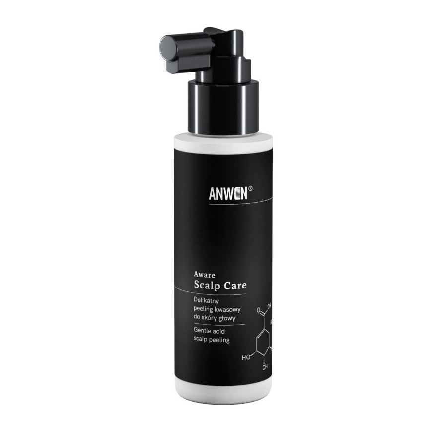 Anwen Aware Scalp Care delicate peeling kwasowy do skóry głowy 100ml – 2