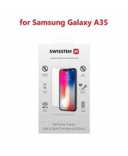 Swissten Ultra Slim Tempered Glass Premium 9H for Samsung Galaxy A35