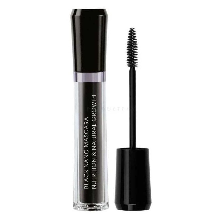 M2 Beauté Juodas Nano blakstienų tušas Nutrition and Amp Natural Growth 6 ml – 4