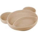 CANPOL BABIES Silicone plate with attachment BEAR, 51/401_bei