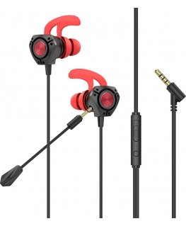 Borofone Earphones BM81 Happy gaming with microphone black