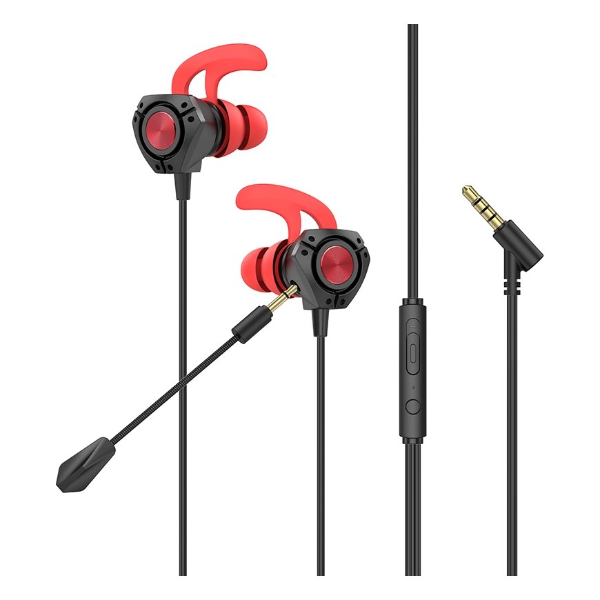 Borofone Earphones BM81 Happy gaming with microphone black