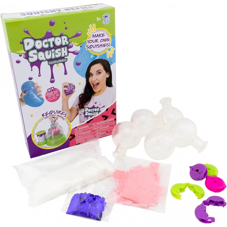 DOCTOR SQUISH Squishy balonu veidošanas stacijas papildinājuma komplekts – 3