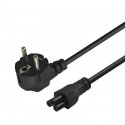 Savio Strom IEC 60320 C5 CEE 7/7 Sort 3m Stromkabel Черный Разъем C5 Силовая вилка тип C Savio Strom IEC 60320 C5 CEE 7/7 Sort 3m Stromkabel Черный Разъем C5 Силовая вилка тип C