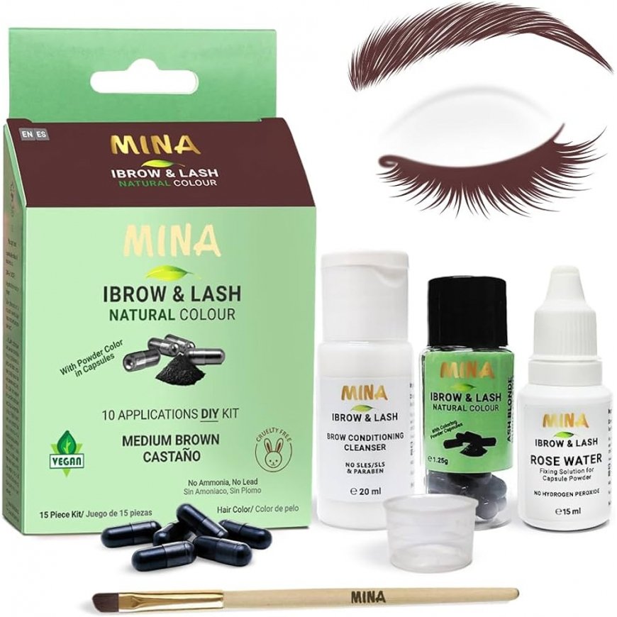 Kiss My Face Brow Tint Diy Kit - Eyebrow set 20 ml – 2