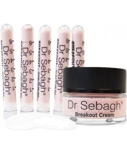 DR SEBAGH Breakout Kremas kremas riebiai odai 50ml + Breakout Powder pudra 5x1,95g