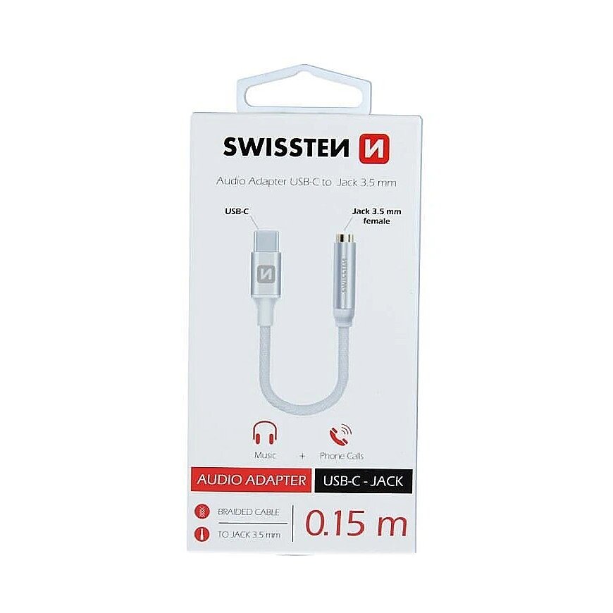 Swissten USB-C to Jack 3.5mm
