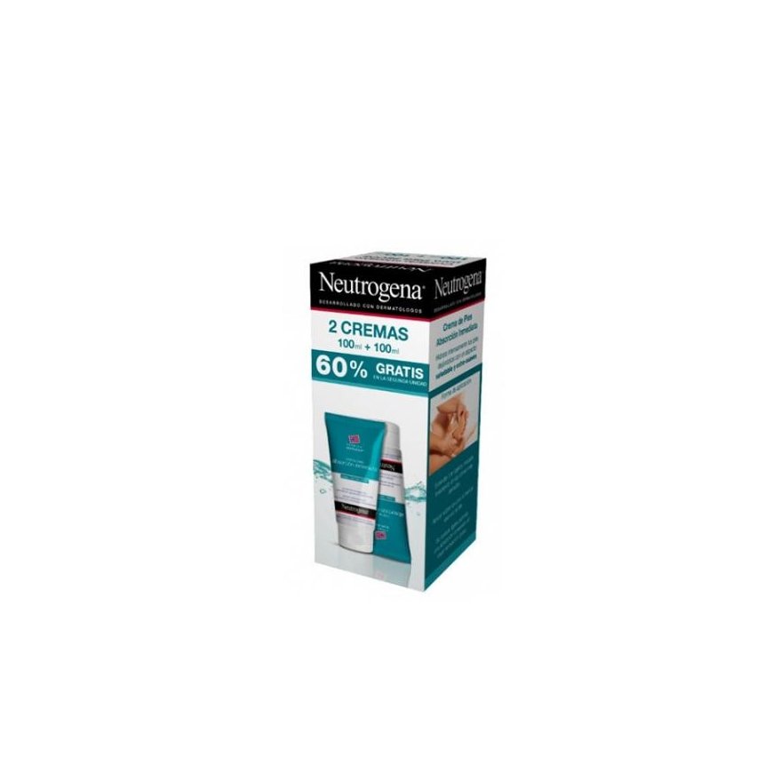 Neutrogena Immediate Absorption Foot Cream 2x100ml