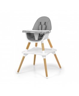 High chair for feeding 2in1 Malmo Grey