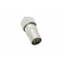 Blow Straight metal antenna socket - 20 pcs