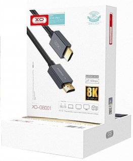 XO cable HDMI - HDMI 5,0 m black 8K