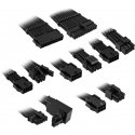Kolink Core Pro Braided Cable Extension Kit 12V-2x6 Typ 2 - Jet Black Kolink Core Pro Braided Cable Extension Kit 12V-2x6 Typ 2 - Jet Black
