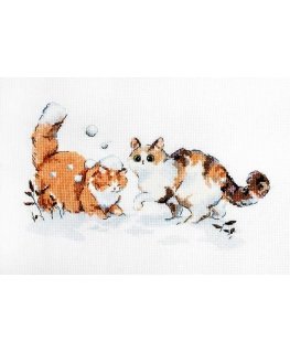 luca S Winter kittens 21x13 cm SLETIL8813
