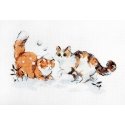 luca S Winter kittens 21x13 cm SLETIL8813 luca S Winter kittens 21x13 cm SLETIL8813