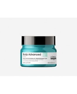 Cleansing mask - shampoo for oily scalp L'oreal Professionnel Scalp Advanced Anti-Oiliness 2-In-1 Deep Purifier Clay 250ml