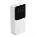 Mini power supply unit with built-in cables Joyroom JR-PBC06 30W 10000mAh - white Mini power supply unit with built-in cables Joyroom JR-PBC06 30W 10000mAh - white