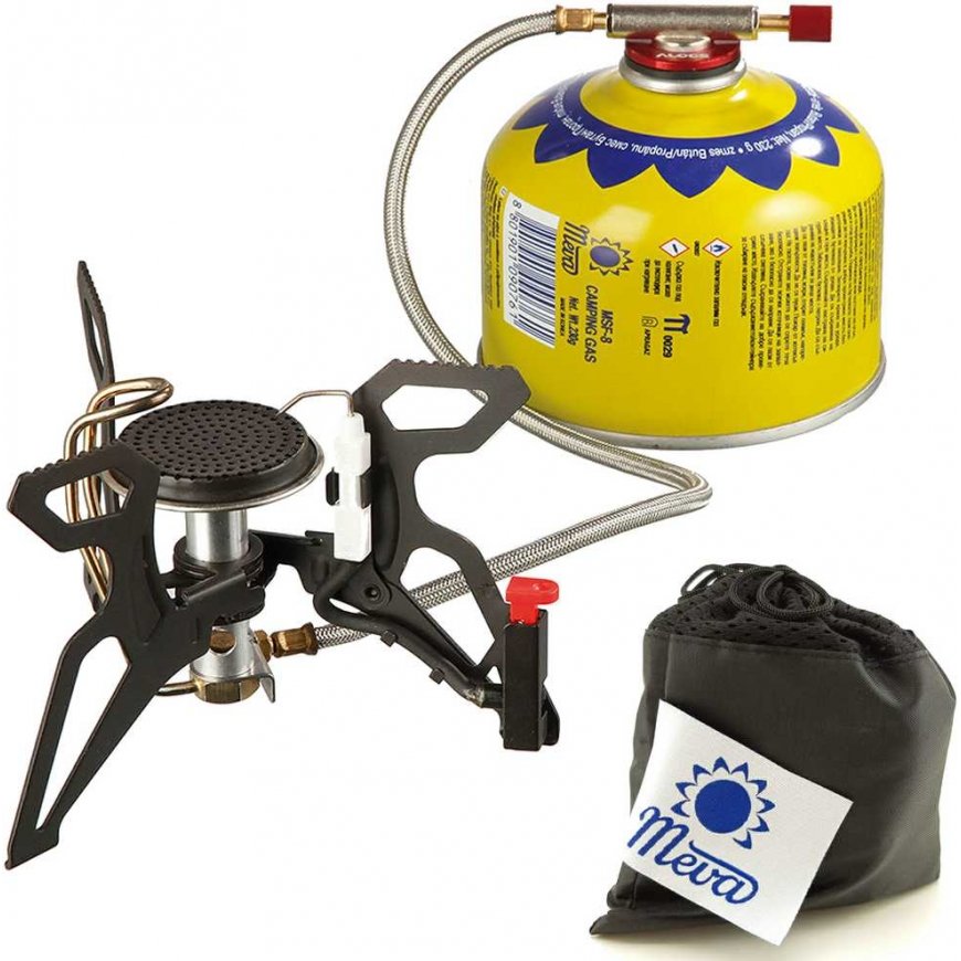 MEVA Tourist stove with gas heater