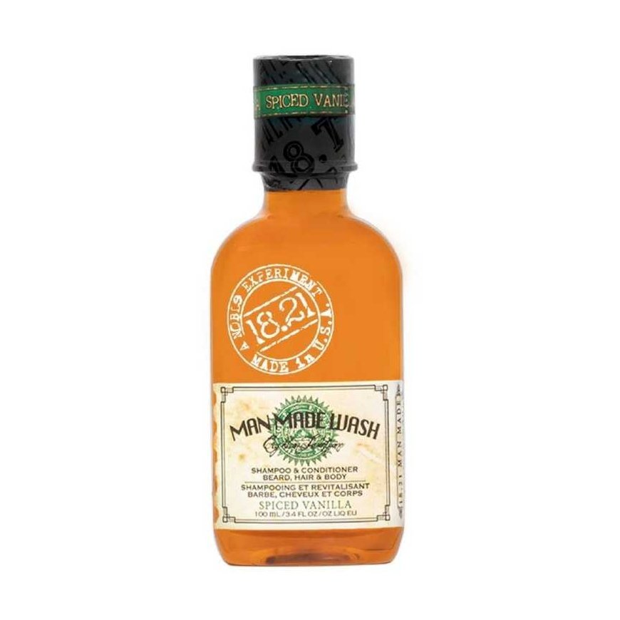 1821Manmade Šampūnas 3 in 1 Spiced Vanilla, 100 ml WSH3SVN