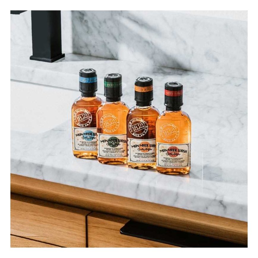 1821Manmade Šampūnas 3 in 1 Spiced Vanilla, 100 ml WSH3SVN – 3