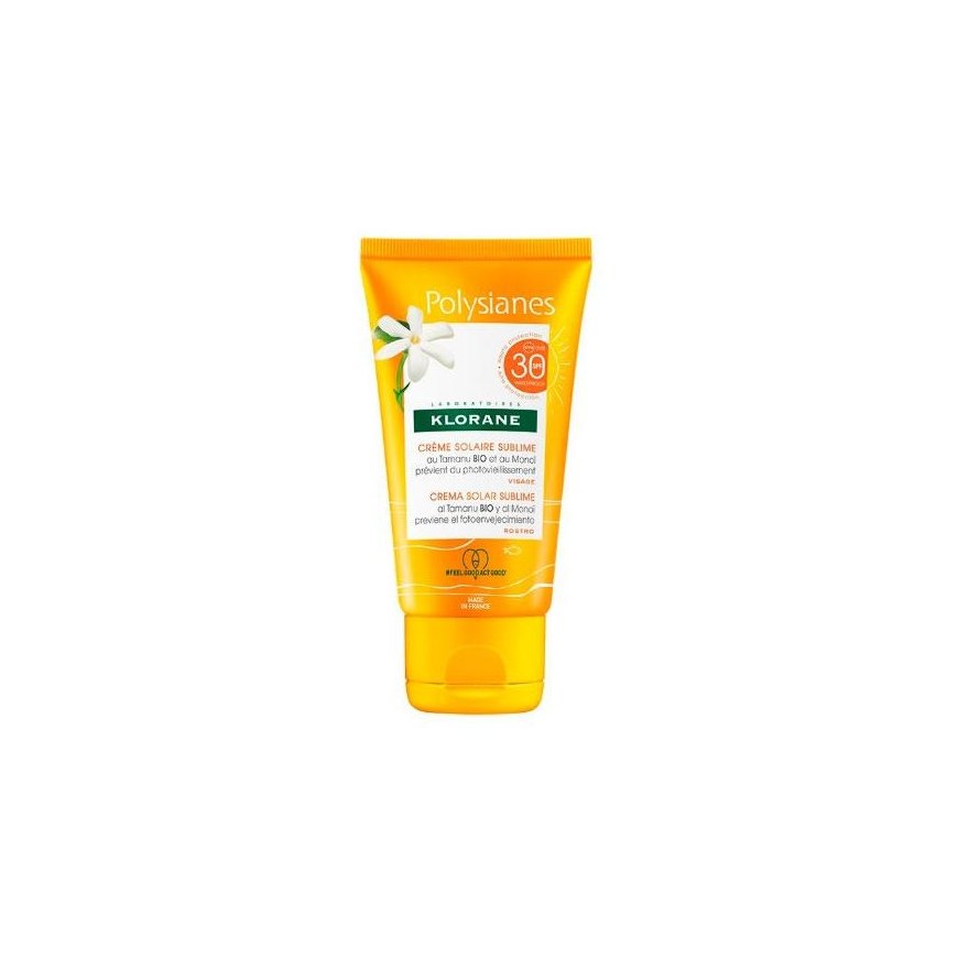 Klorane Polysianes Sublime Face Sun Kreminis Spf30 50ml