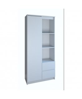 Topeshop RS-80 BILY BIEL офисный книжный шкаф