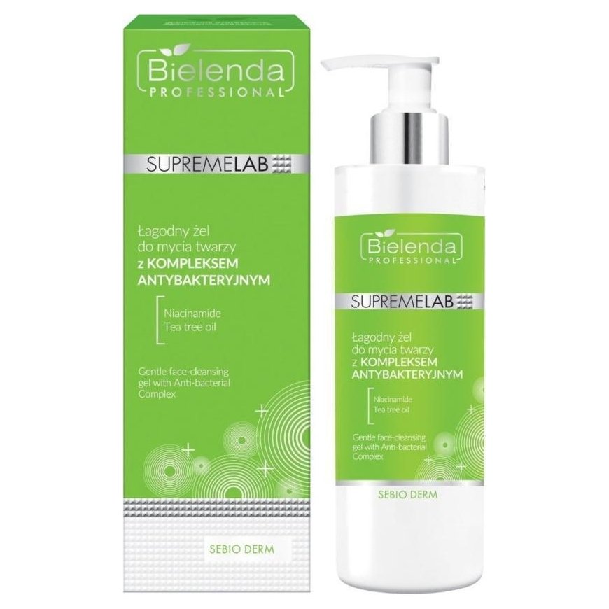 Bielenda BIELENDA PROFESSIONAL_SupremeLab Sebio Derm gentle facial cleansing gel with antibacterial complex gentle facial cleans