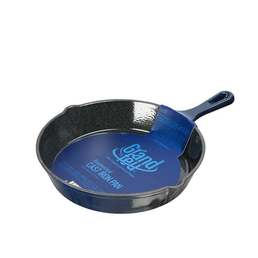 Grand Feu enameled cast iron pan 15.5 cm, blue – 3
