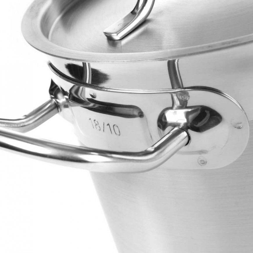 Hendi tall pot with lid 10 l. 240 x 220mm Profi Line – 5