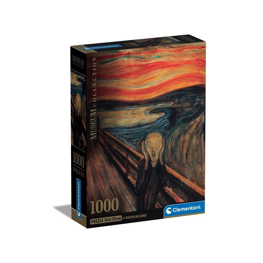 Clementoni Museum Collection Munch The Scream Pusle 1000 tk Kunst