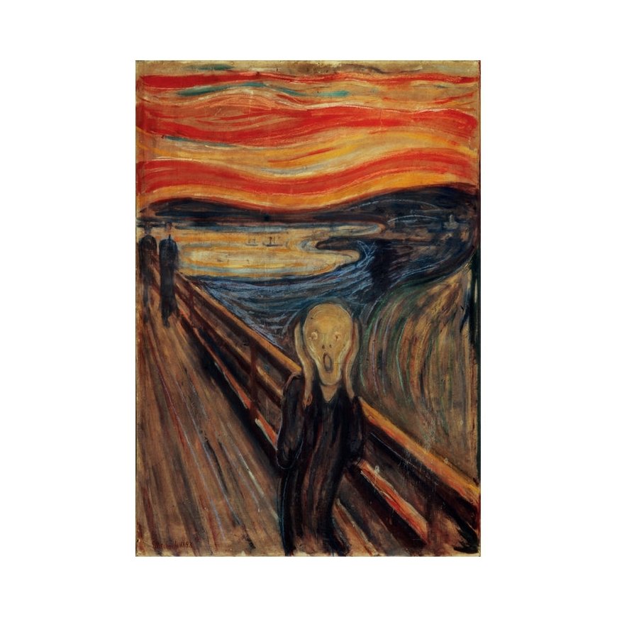 Clementoni Museum Collection Munch The Scream Dėlionė 1000 vnt Meniški – 2