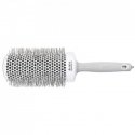 Olivia Garden Expert Blowout Speed Wavy Bristles plaukų džiovinimo ir formavimo šepetys baltas/pilkas 65 mm Olivia Garden Expert Blowout Speed Wavy Bristles plaukų džiovinimo ir formavimo šepetys baltas/pilkas 65 mm