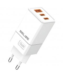 Cherger 65W GaN 2xUSB-C +USB-A only head