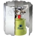 MEVA Wind protection for camp stove burner - silver MEVA Wind protection for camp stove burner - silver