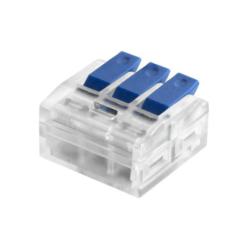 Orno 3 wire compression connector for any wire 0.75-4mm? IEC 450V/32A 100 pcs. – 3