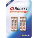 ROCKET LR03 - 4/BL HD Vienreizējas lietošanas baterija AAA Sārmaina akumulatoru baterija ROCKET LR03 - 4/BL HD Vienreizējas lietošanas baterija AAA Sārmaina akumulatoru baterija