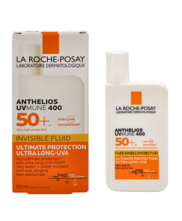La Roche-Posay Anthelios UVMUNE 400 Invisible Fluid SPF 50+ sunscreen for sensitive skin, 50 ml