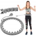 HULA HOP WITH MASSAGER AND WEIGHT GRAY ENERO FIT HULA HOP WITH MASSAGER AND WEIGHT GRAY ENERO FIT