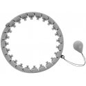 HULA HOP WITH MASSAGER AND WEIGHT GRAY ENERO FIT HULA HOP WITH MASSAGER AND WEIGHT GRAY ENERO FIT