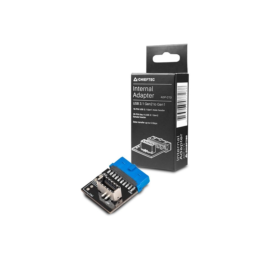 Chieftec ADP-CT3 liidesekaart/adapter Sisemine USB 3.2 Gen 1 (3.1 Gen 1) – 3