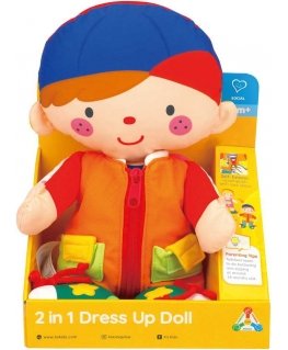 K´s KIDS Two-in-one doll "Wayne & Julia"