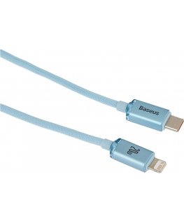 Baseus cable Crystal Shine USB-C - Lightning 2,0 m 20W sky blue