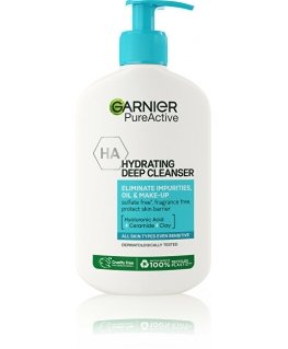 Garnier Pure Active Hydrating Deep Valiklis Cleansing Gel unisex, 250 ml