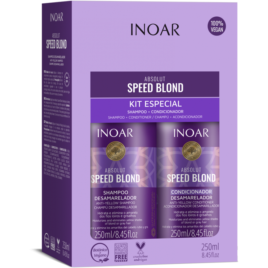 INOAR Absolut Speed Blond Duo Kit