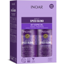 INOAR Absolut Speed Blond Duo Kit - priemonių rinkinys šviesiems plaukams 2x250 ml