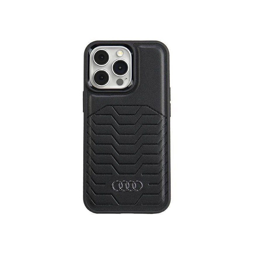 Audi Synthetic Leather MagSafe iPhone 13 Pro Max 6.7" czarny|bla