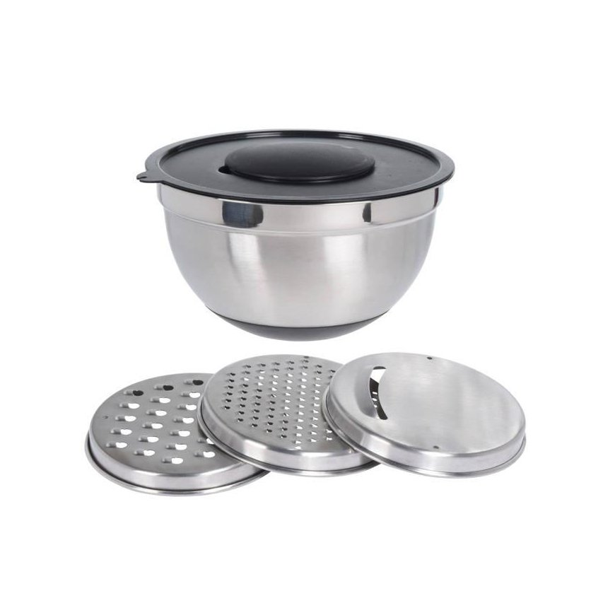 Excellent Houseware Bowl with grater 26xh:14cm – 2